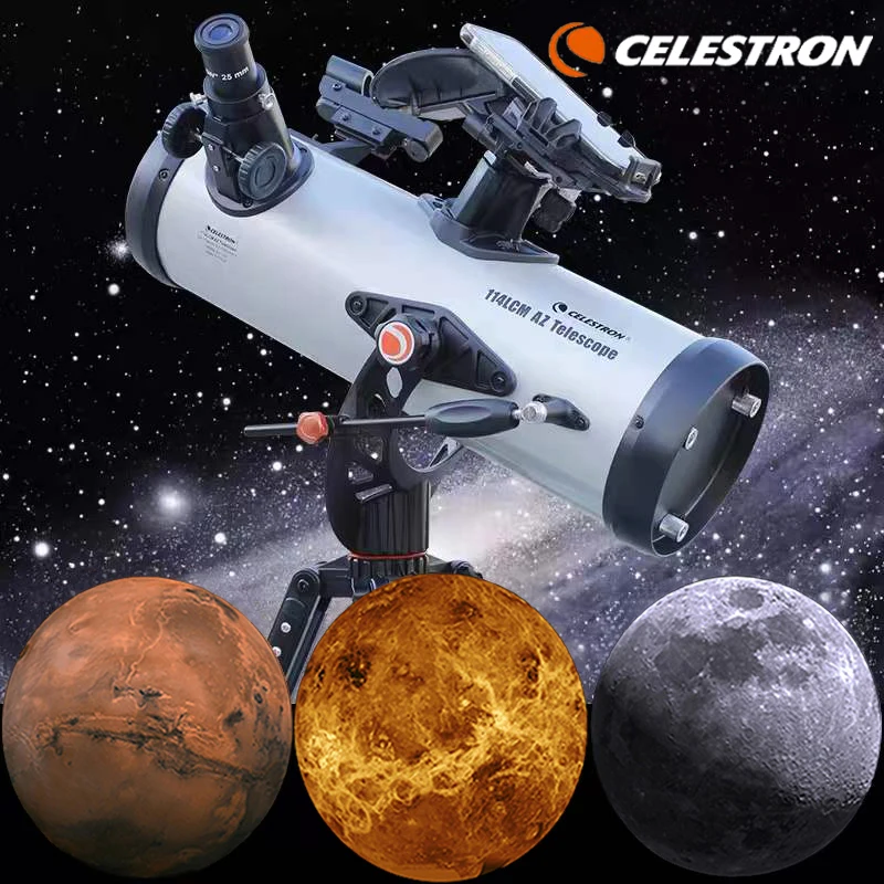 Celestron Профессиональный StarSense Explorer LT114AZ Смартфон App Newton высокомощный 114 мм