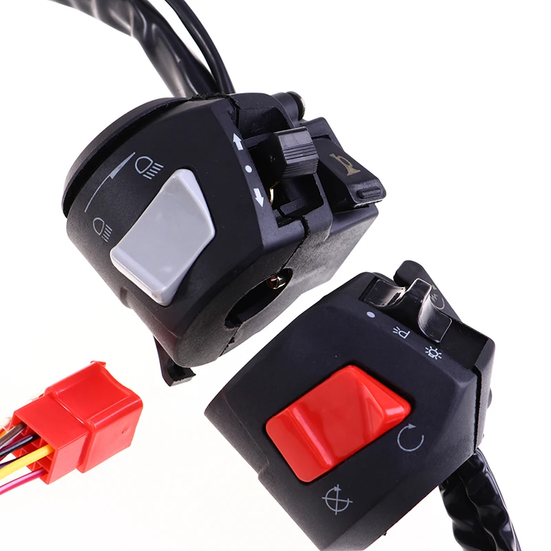 

Руль для мотоцикла, левый и правый переключатели, сигнал поворота