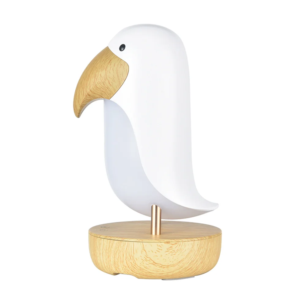 

Adorable Wooden Bird Decor Bedside Night Lamp Speaker Night Lamp USB Bedside Night Lamp for Decor Home Kid Room