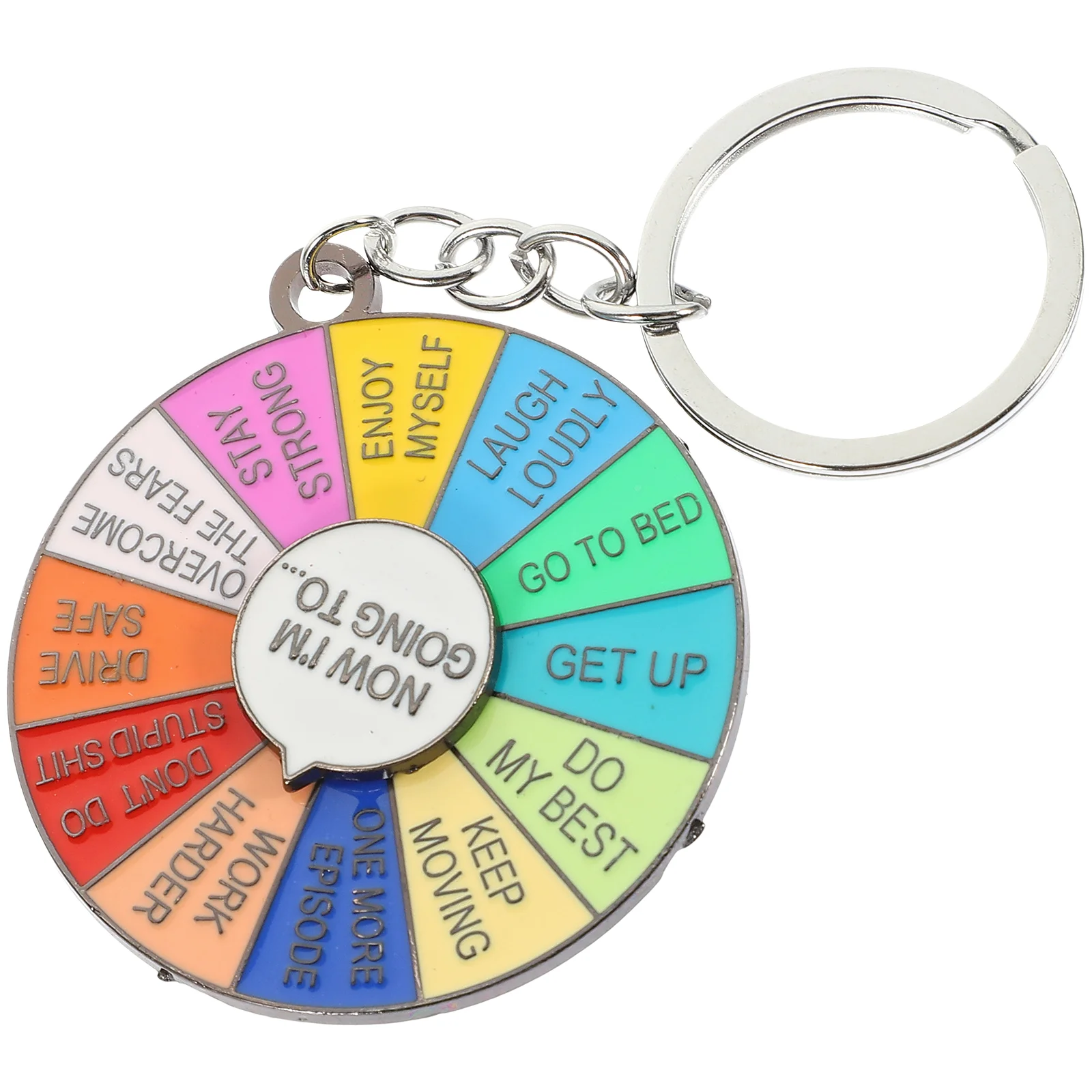 5 Pieces Decision Roulette Key Decor Keychain Exquisite Keychains Couple Gift The Flowers Bag Keyring Zinc Alloy Lovers Nursing