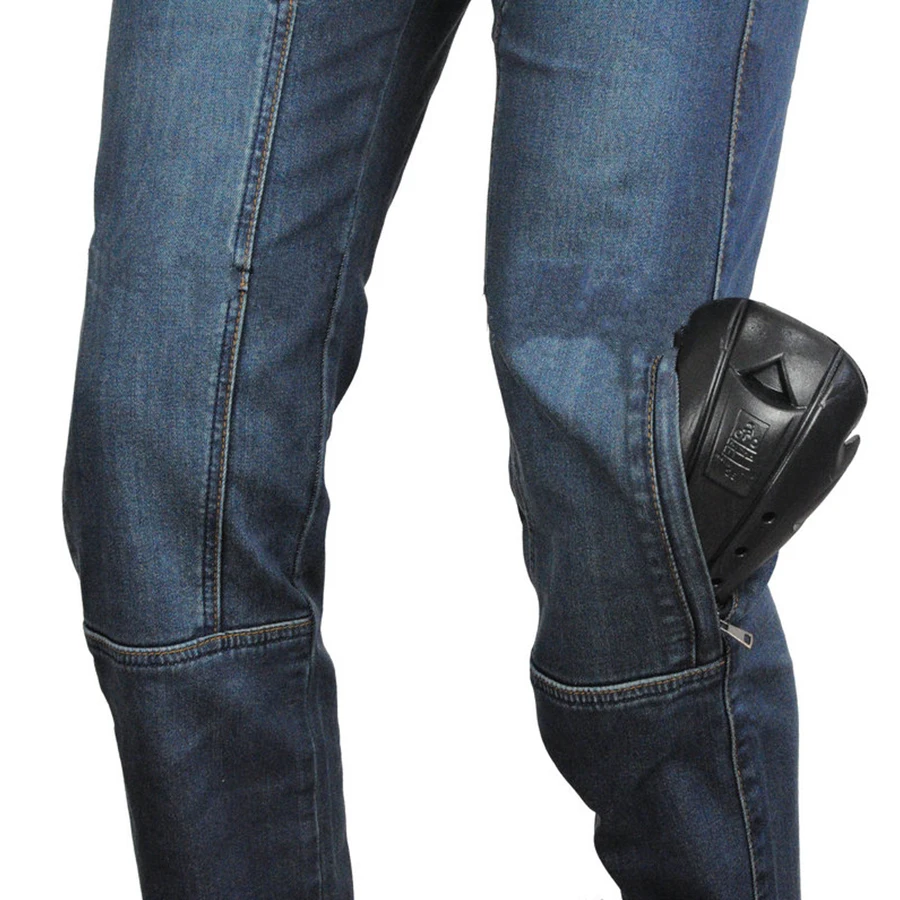 Мужские и женские мотоциклетные джинсы защитные брюки для поездок