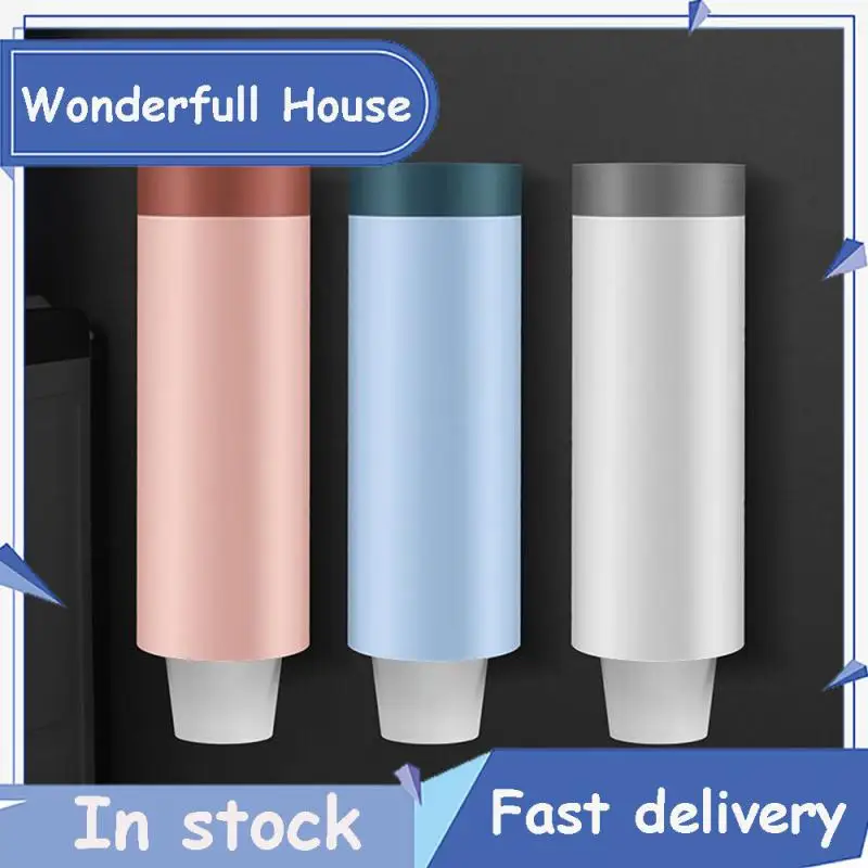 

Cover Design To Prevent Dust Cup Holder No Hole Installation Small Size Large Capacity Cup Fetcher Can Be Placed 40-45 Cups