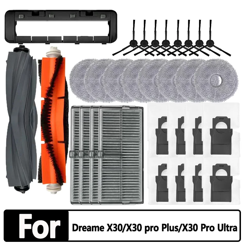 Сменные детали для робота-пылесоса Dreame Bot X30 Pro Ultra Plus