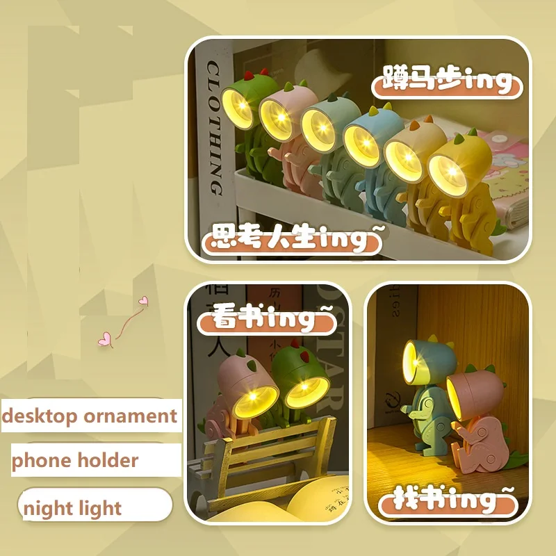 Светодиодный ночник минисветильник складной настольный светильник для домашних