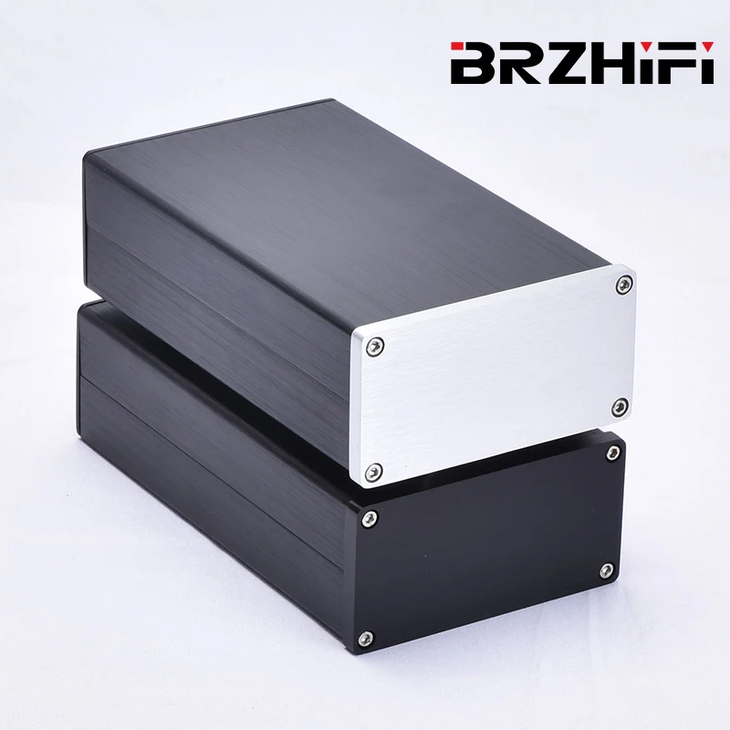

BRZHIFI BZ0905 DIY Customized Aluminum Boxes Case Small Size 92*158*47mm Multi-purpose Audio Amplifier Chassis Machine Enclosure