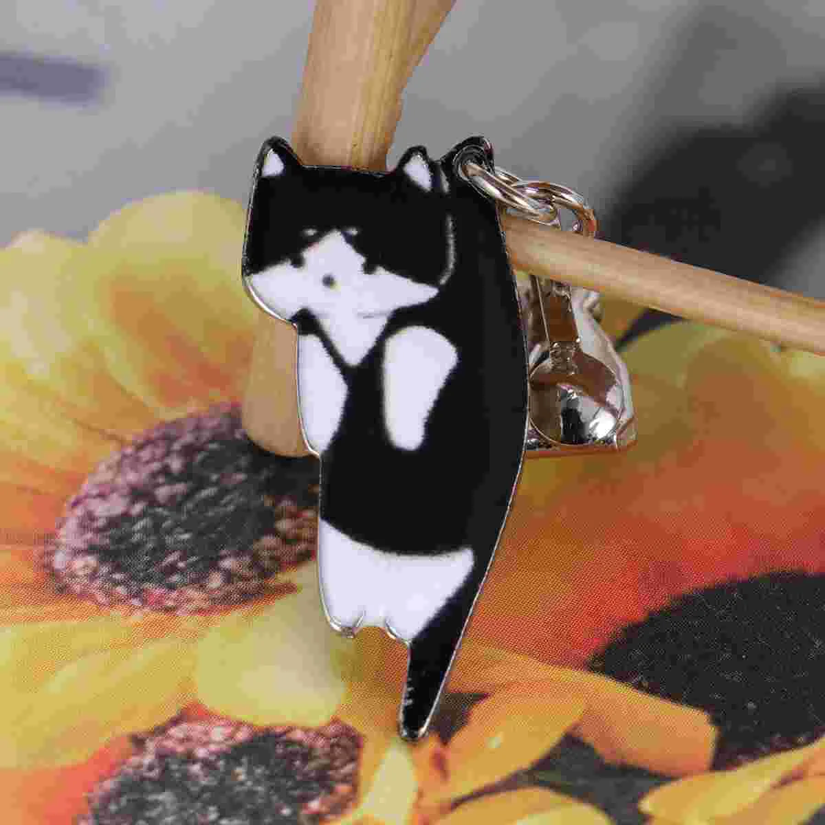 Cartoon Earrings for Women Dangle Pearl Studs Cat Witout Piercing Earclips Oil Drip Creative Pattern Miss