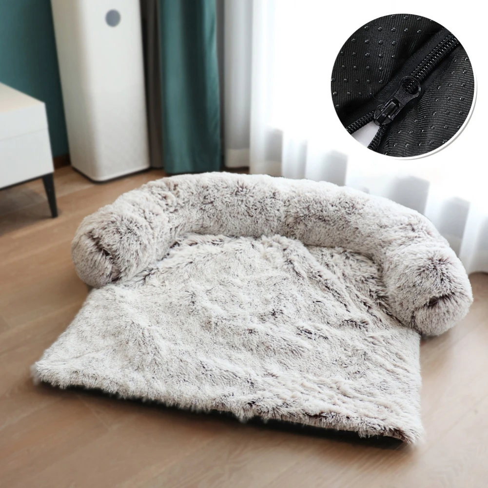 

Winter Warm Cat Mat Sleeping Sofa Bed Mat Washable Pad Non Slip Bottom Soft Comfy Plush Nest Pad Pet Supplies