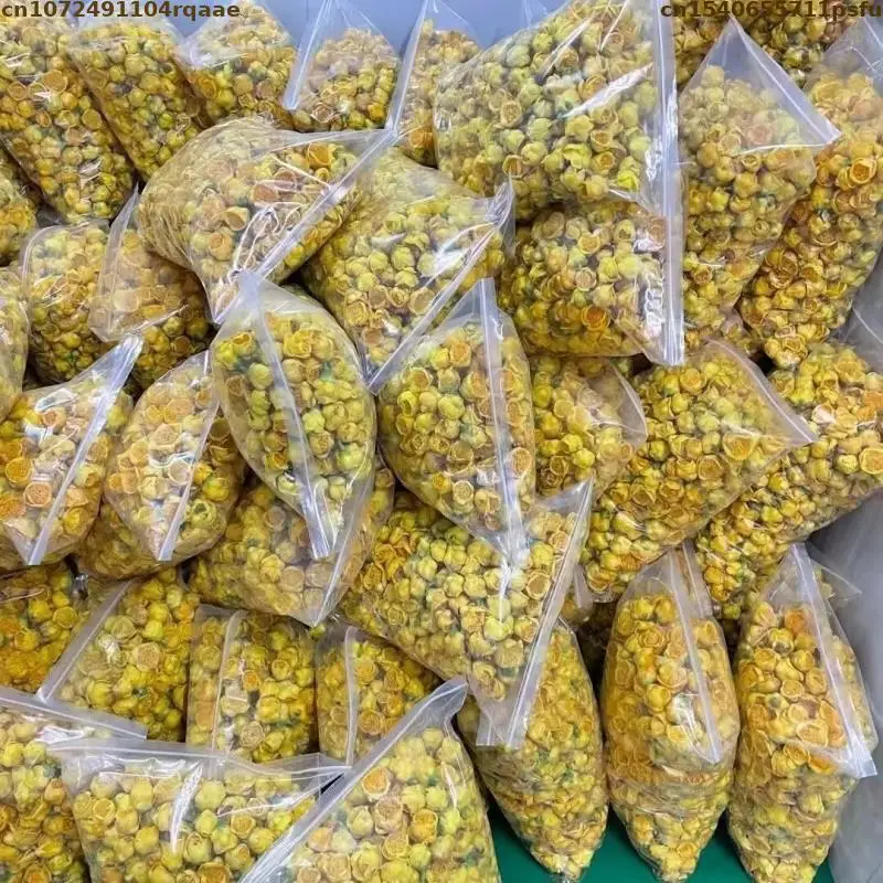 Высококачественный натуральный золотой цветок камелии Petelotii (мермерр.) Сушеные