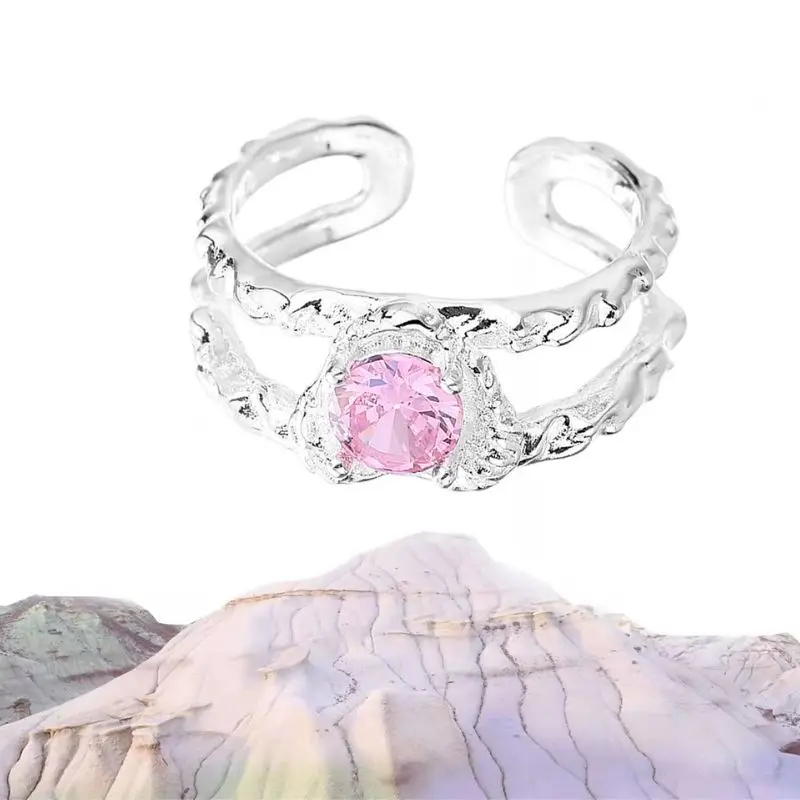 Женское Двухслойное регулируемое кольцо Surflove необычное романтичное Открытое с