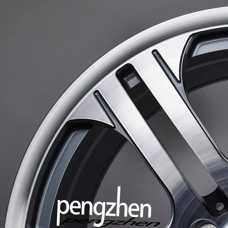 Pengzhen Five Spoke Design Gungray Finish 21-дюймовые кованые легкосплавные диски 5x112 для Mercedes Benz C Class