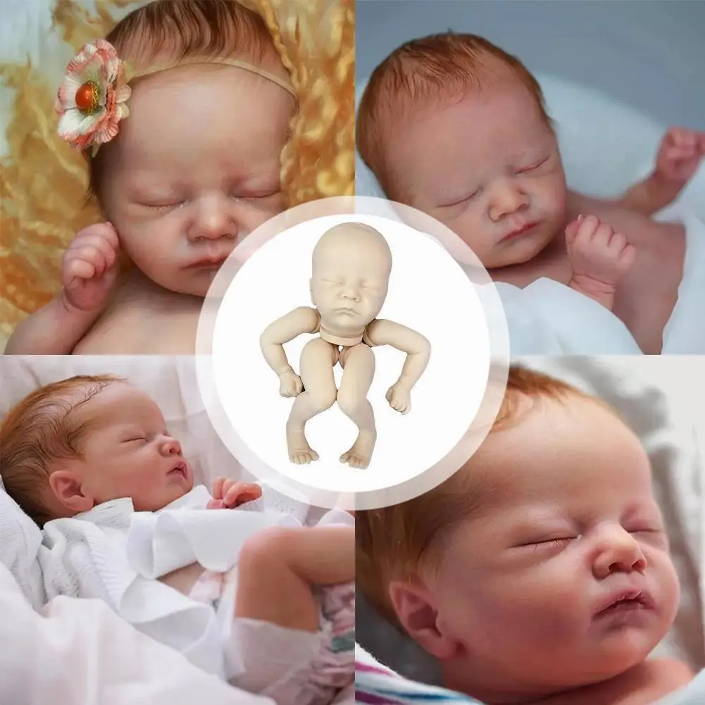 

Npk 18inch Reborn Sleeping Baby Kit Charlotte Legs With Body Unfinished Bent With Parts T4u3
