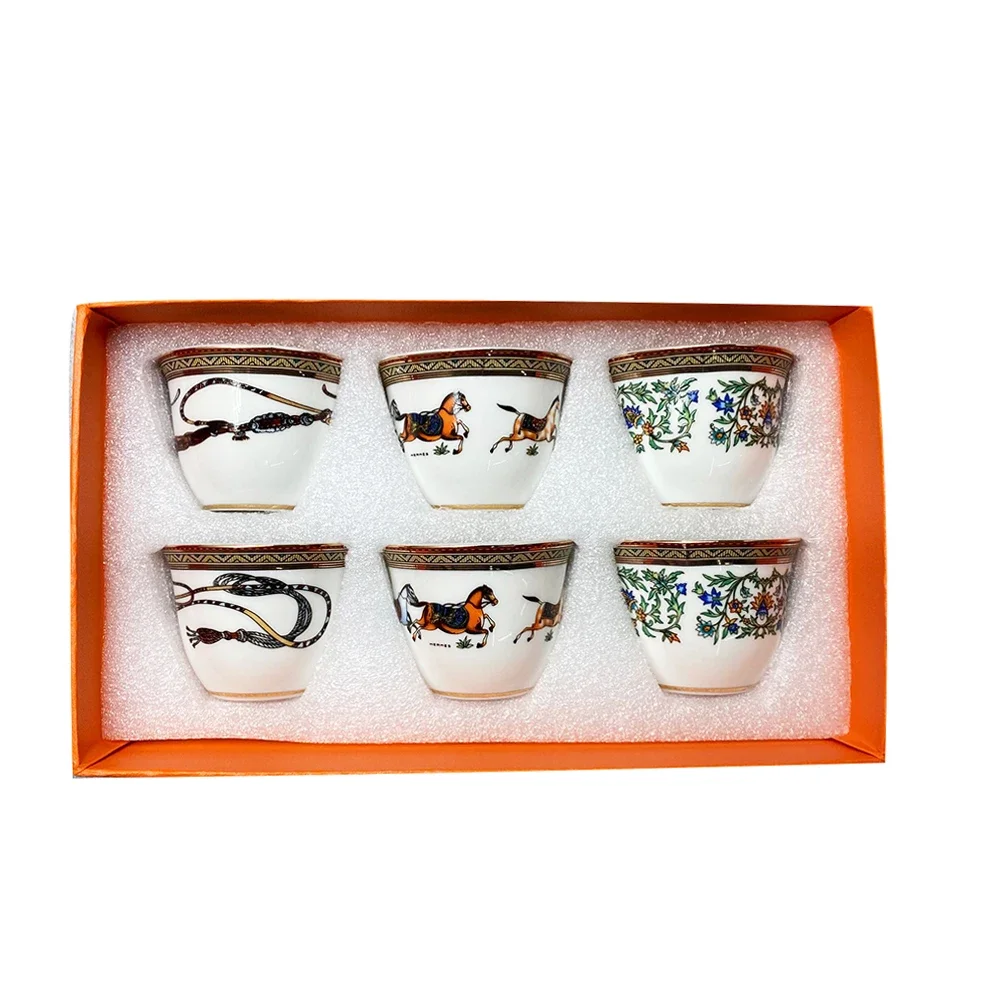 Ближневосточная арабская кружка для эспрессо 80 мл керамическая кофейная чашка