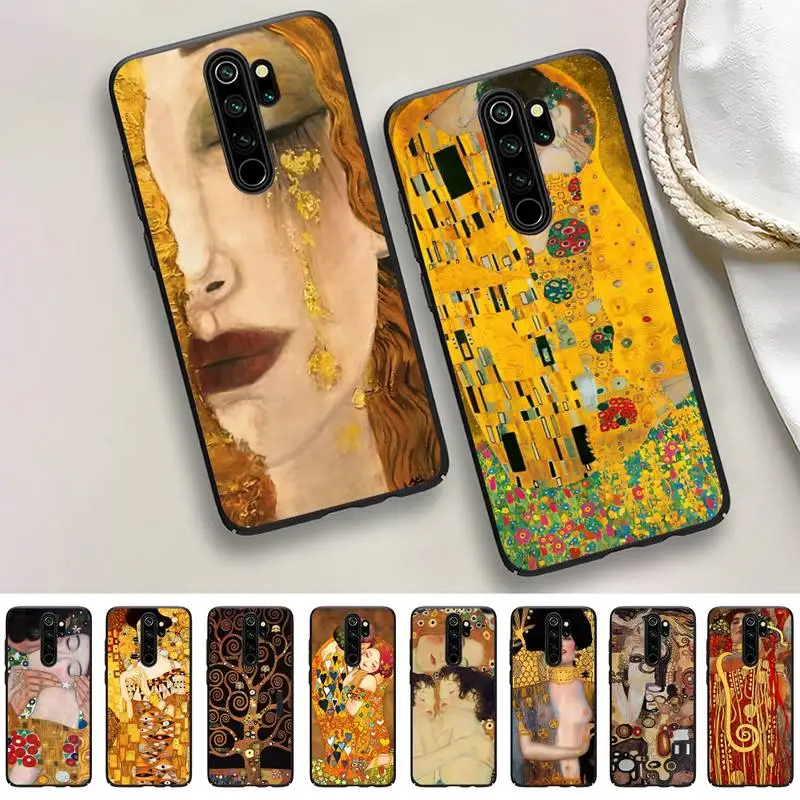 

Kiss by Gustav Klimt Phone Case for Redmi 5 6 7 8 9 A 5plus K20 4X S2 GO 6 K30 pro