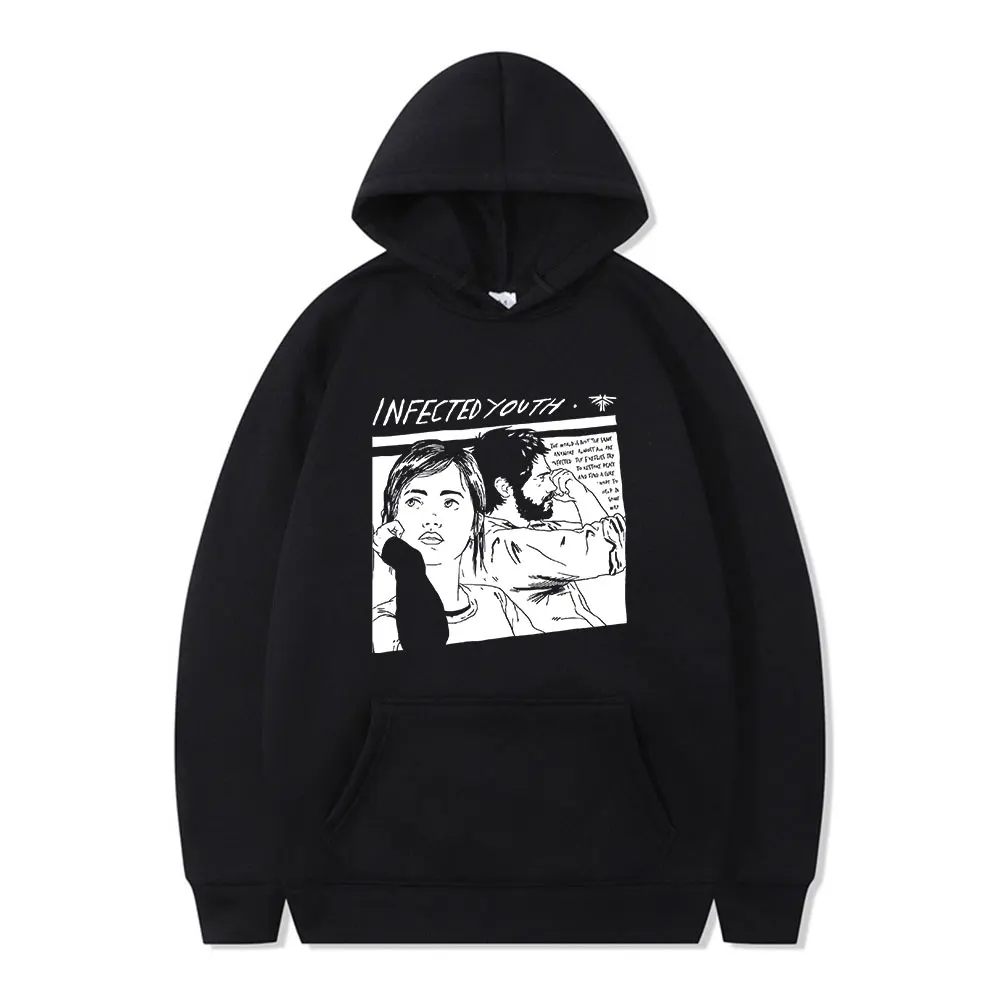 

Infected Youth The Last of Us Ellie Fireflies Joel Tlou Game New Send Couple Print Winter Long Sleeve Loose Casual Couple Hoodie