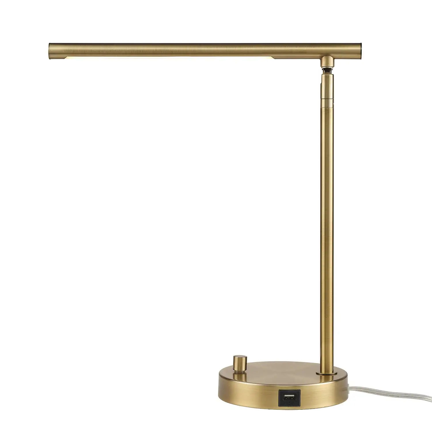 

Ross 16" Integrated LED Matte Brass Desk Lamp, 91000667