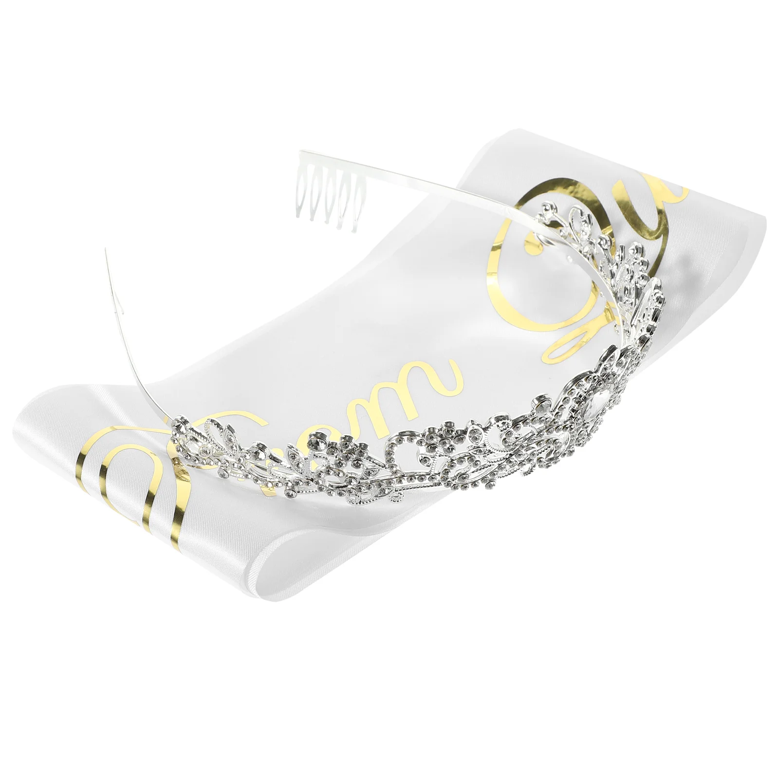 Свадебные украшения Выпускной комплект Платье для девочек Корона и пояс Женская