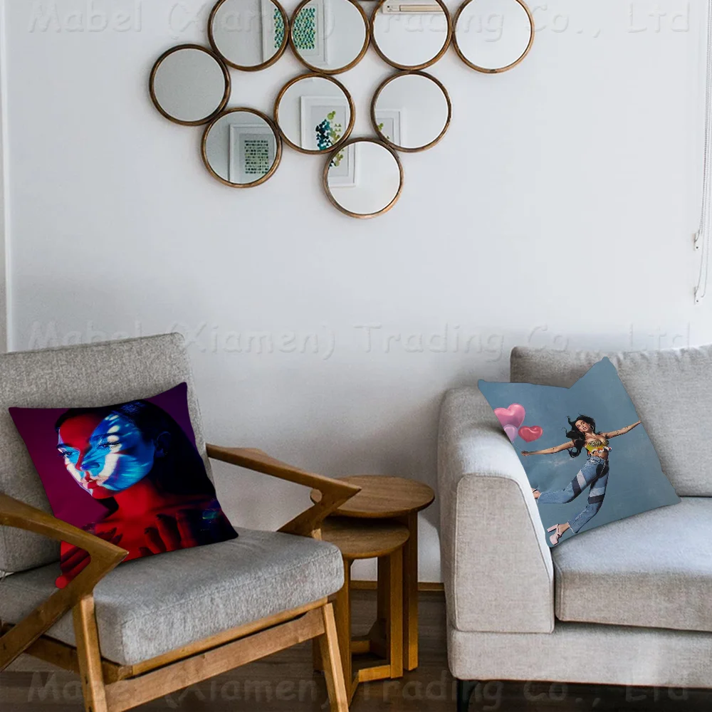 Певица D-Dua L-Lipas крутая наволочка Toon подарок чехол для подушки спальня домашний