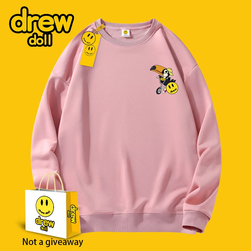 

Свитер с капюшоном, 100% хлопок, с длинным рукавом и круглым вырезом