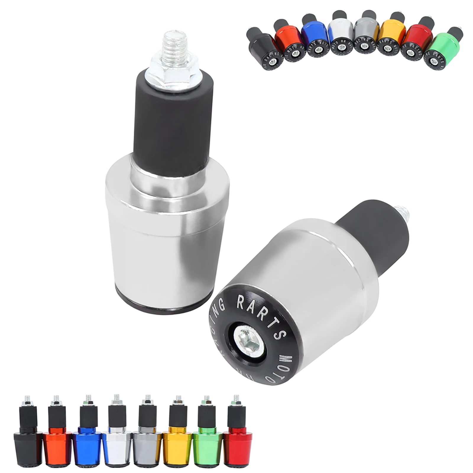 Универсальные Заглушки для Руля Мотоцикла 7/8 дюйма 22 мм Honda Yamaha Suzuki Ducati BMW Kawasaki 85 125