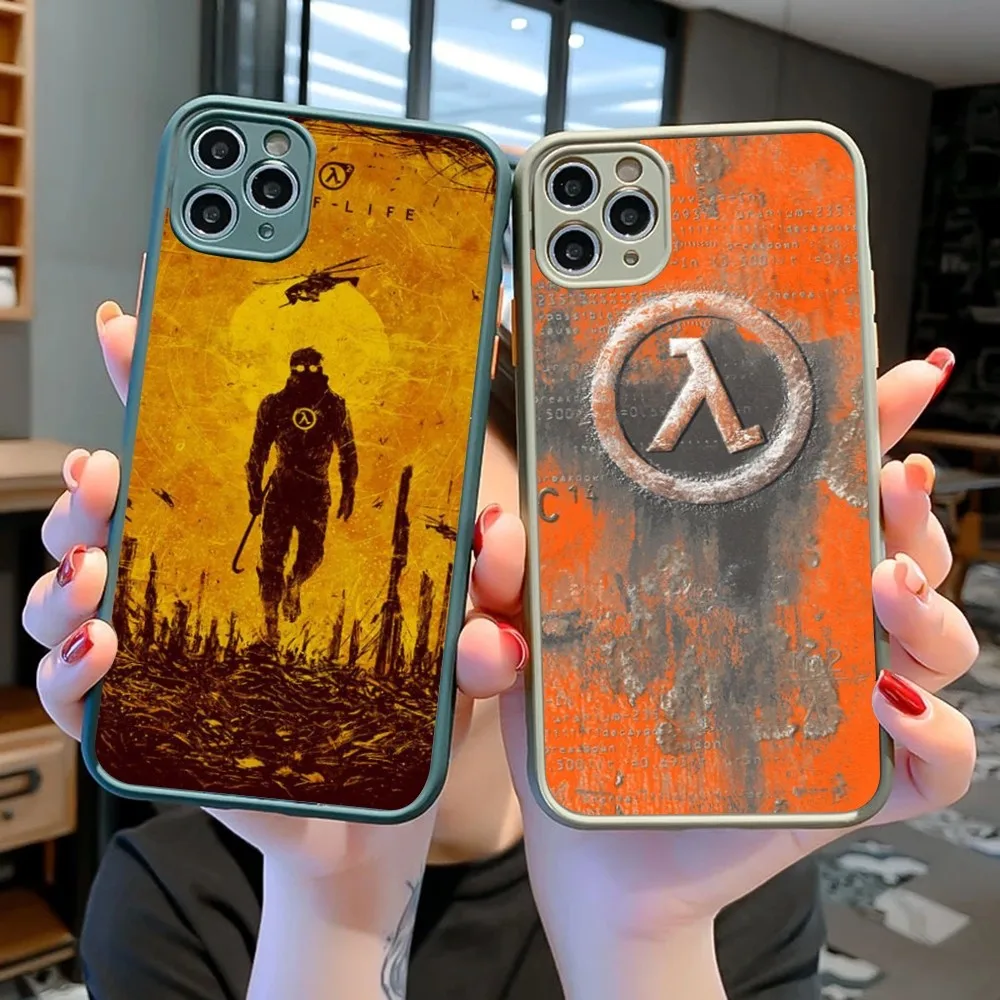 Чехол для телефона H-Half Life-e 2 IPhone 14 11 12 13 Mini Pro Max 8 7 Plus X XR XS MAX полупрозрачный матовый