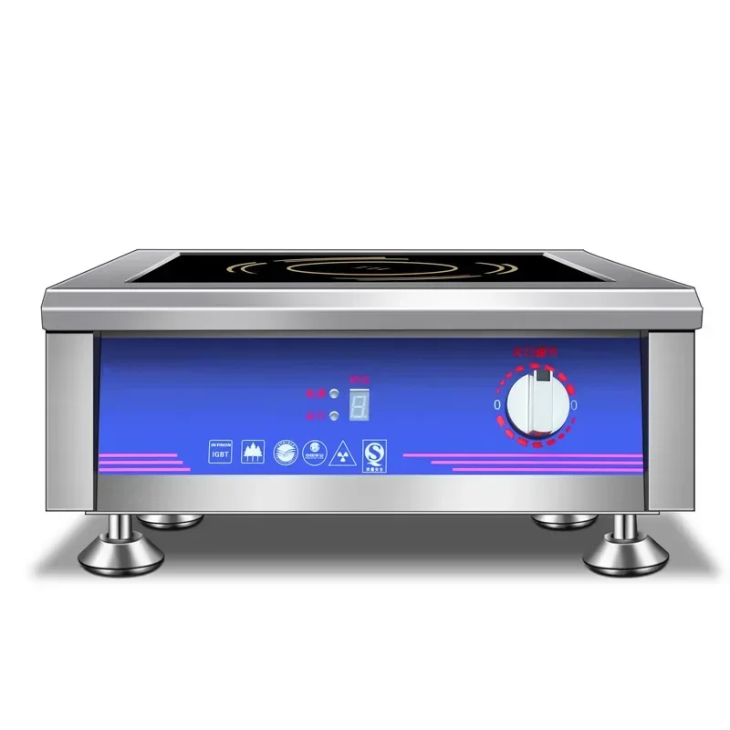 Индукционная плита плоская коммерческая большая мощная кухонная машина для