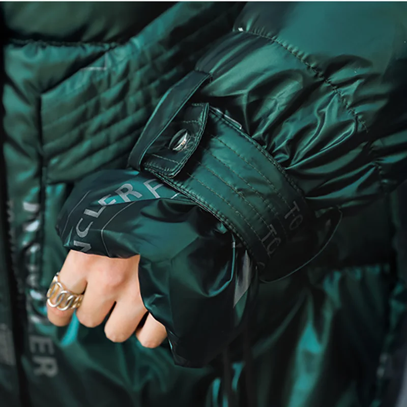 DEODAR Lightweight Zippers Down Jacket Women Winter New Short Fashion Thick Parkas Waterproof Windproof Slim Fit Lady Coat