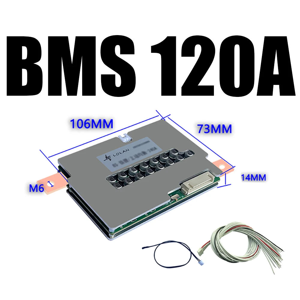 

Резервная плата 3S 4S 7S 8S Active Balance BMS, плата защиты аккумулятора 120 А, 150 А, 200 А, 240 А, 12 В, 24 В, литий-ионная балансировочная плата LifePo4