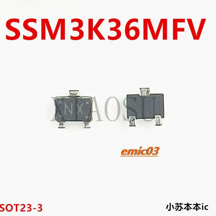 

10 шт. SSM3K36MFV SOT23-3 NX
