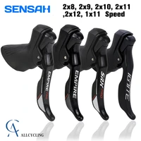 sensah carbon bicycle brake shift lever 2x8 2x9 2x10 2x11 2x12 speed 11v road bike shifters for ignite phi empire srx pro
