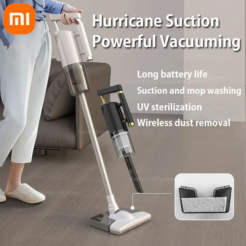 

Xiaomi 5 in 1 Wireless Handheld Vacuum Cleaner High Power Multifunctional Floor Mopping Machine With Water Tank Home And Car Use