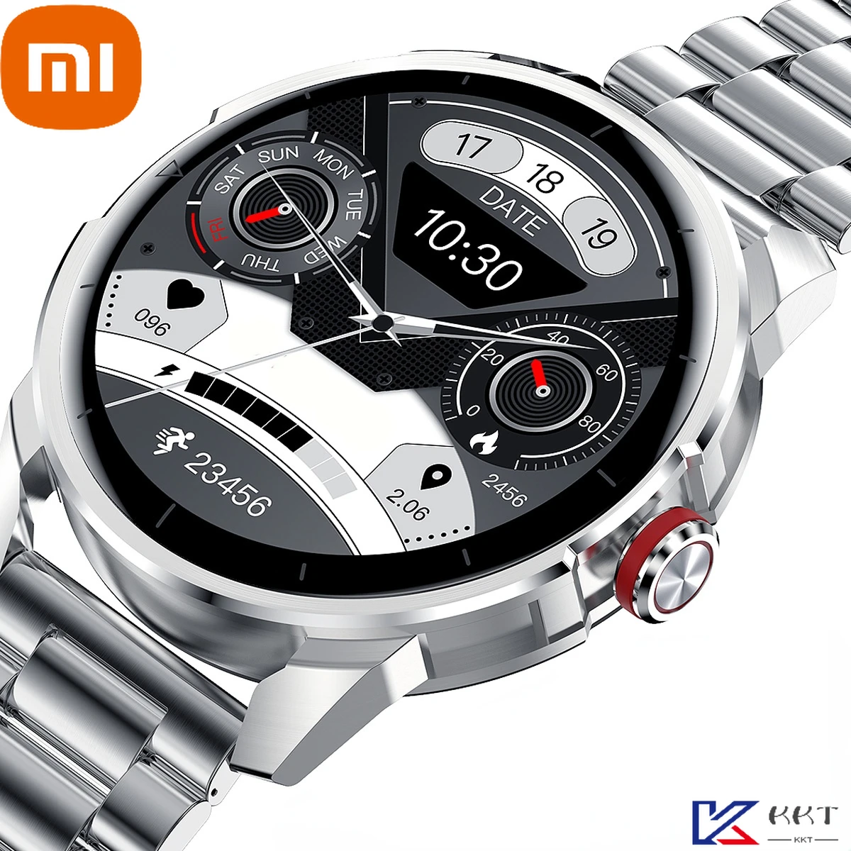 

Мужские Смарт-часы XIAOMI 2022, 360*360, HD экран, мужские и женские Смарт-часы, IP68 Водонепроницаемый пульсометр, Новые смарт-часы, часы в подарок