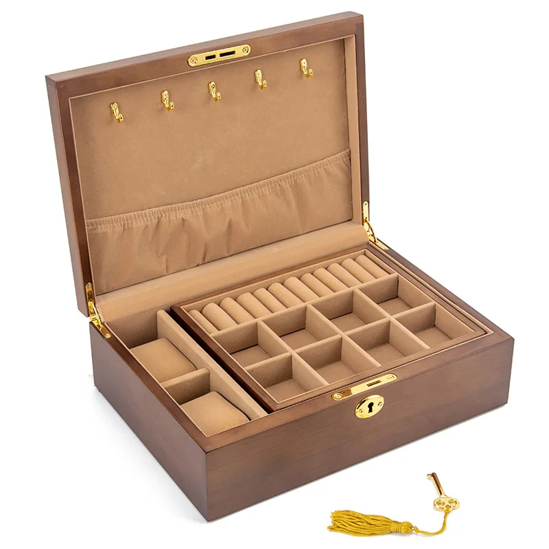 Деревянная шкатулка для украшений FLZX