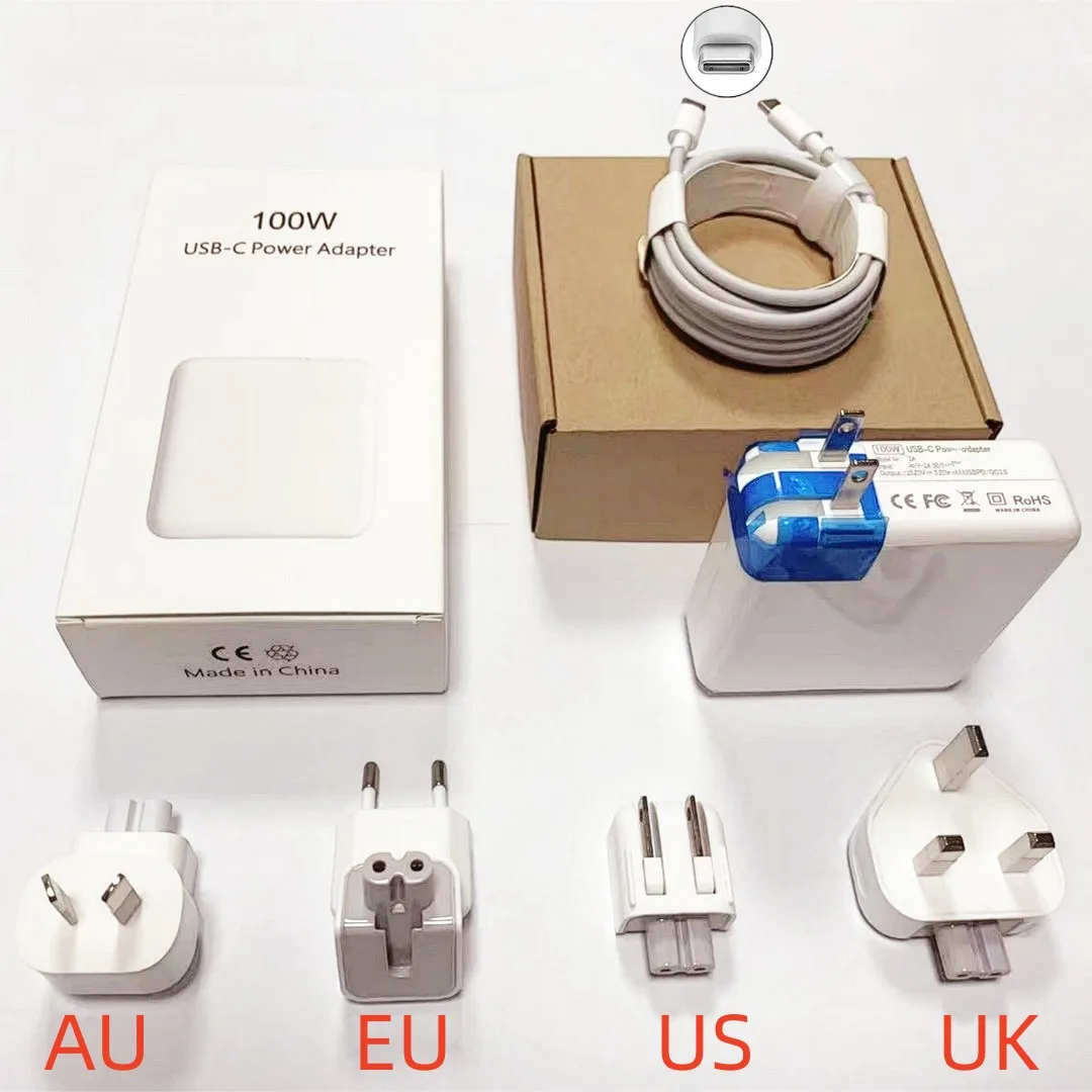 

Сетевое зарядное устройство USB Type-C, 100 Вт, с кабелем 2 м