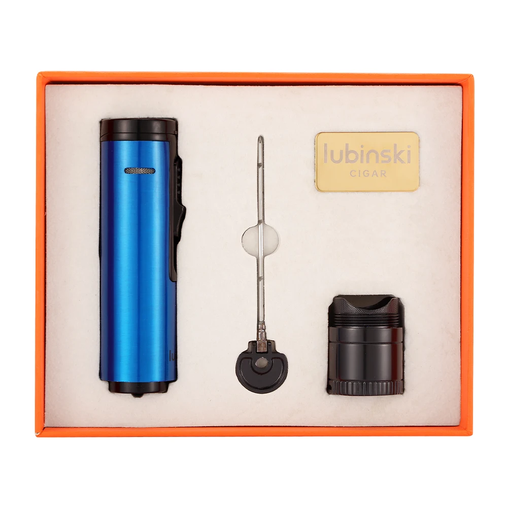 LUBINSKI металлическая зажигалка для сигар многофункциональная с булавкой