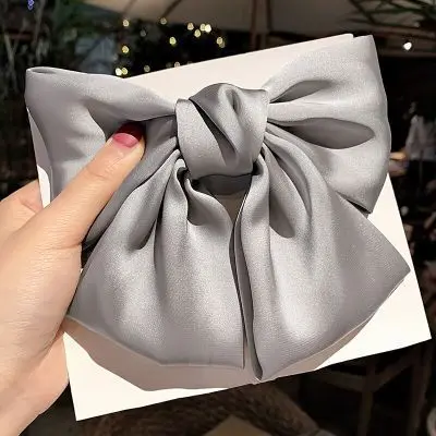 

Bowknot Hairpin Lolita hair accessories Japanese Spring Clip Hairpin Girl Headdress Hair Clips Solid Hair Clips for Women
