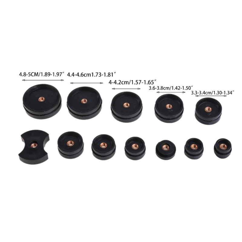 16Pcs Watch Press Tool for Watch Back Remover Closer Repair with Watch Battery Replacement Kit Fitting Dies