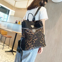leopard ita bag pack oxford mochilas para mujer new fashion school bags trend cute backpack women travel new shoulder bag