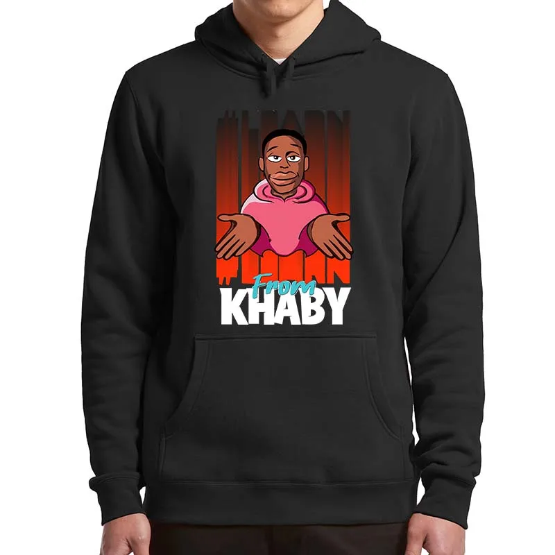 

Khaby Lame Pullover Funny Meme The Everyman Of The Internet Trendy Hoodies Men's Fleece Sweatshirts