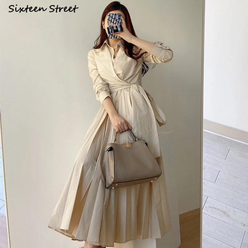 

2023 весеннее платье с V-образным вырезом, женское элегантное вельветовое длинное платье с перекрестной шнуровкой, деловое офисное женское пл...