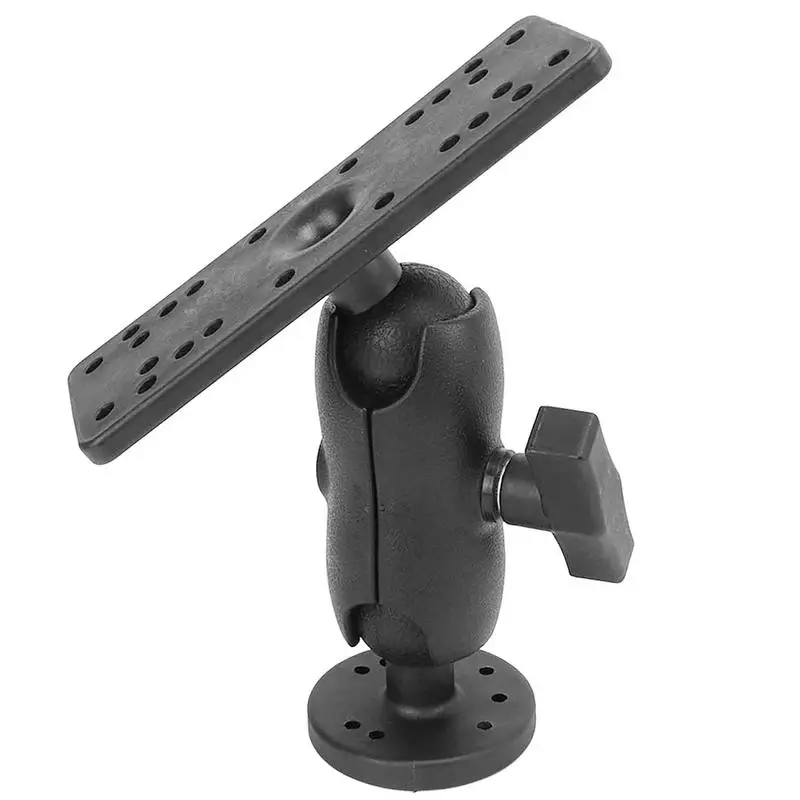 

Fish Finder Mount Base 360 Degree Rotation Fish Finder Holder GPS Plate Fishes Finder Bracket Multiple Holes Design