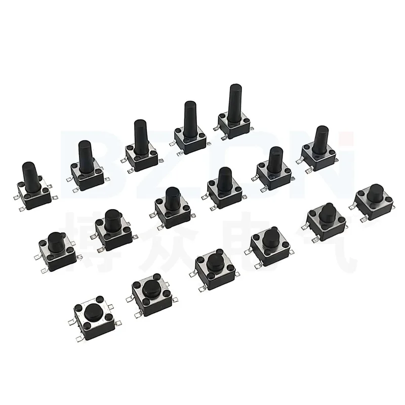 20 шт. x 4.5 кнопочный переключатель SMD x 3.8 светильник сенсорный выключатель 4,5*4,5*3,53,844.55678910 мм 4-контактный выключатель питания (art.: 3920c2e89db01) - 3920c2e89db01