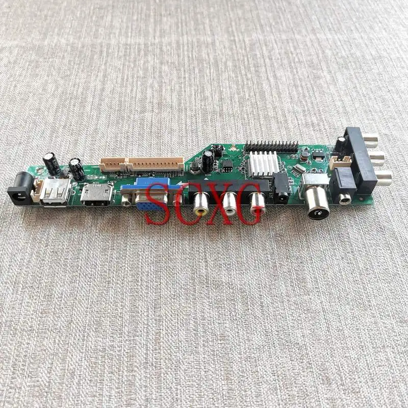 ЖК-панель для ноутбука LP101WSA HT101WSB, плата цифрового драйвера DVB 1024*600 LVDS 40 Pin 10,1 "HDMI-совместимый VGA, Комплект «сделай сам» USB AV RF
