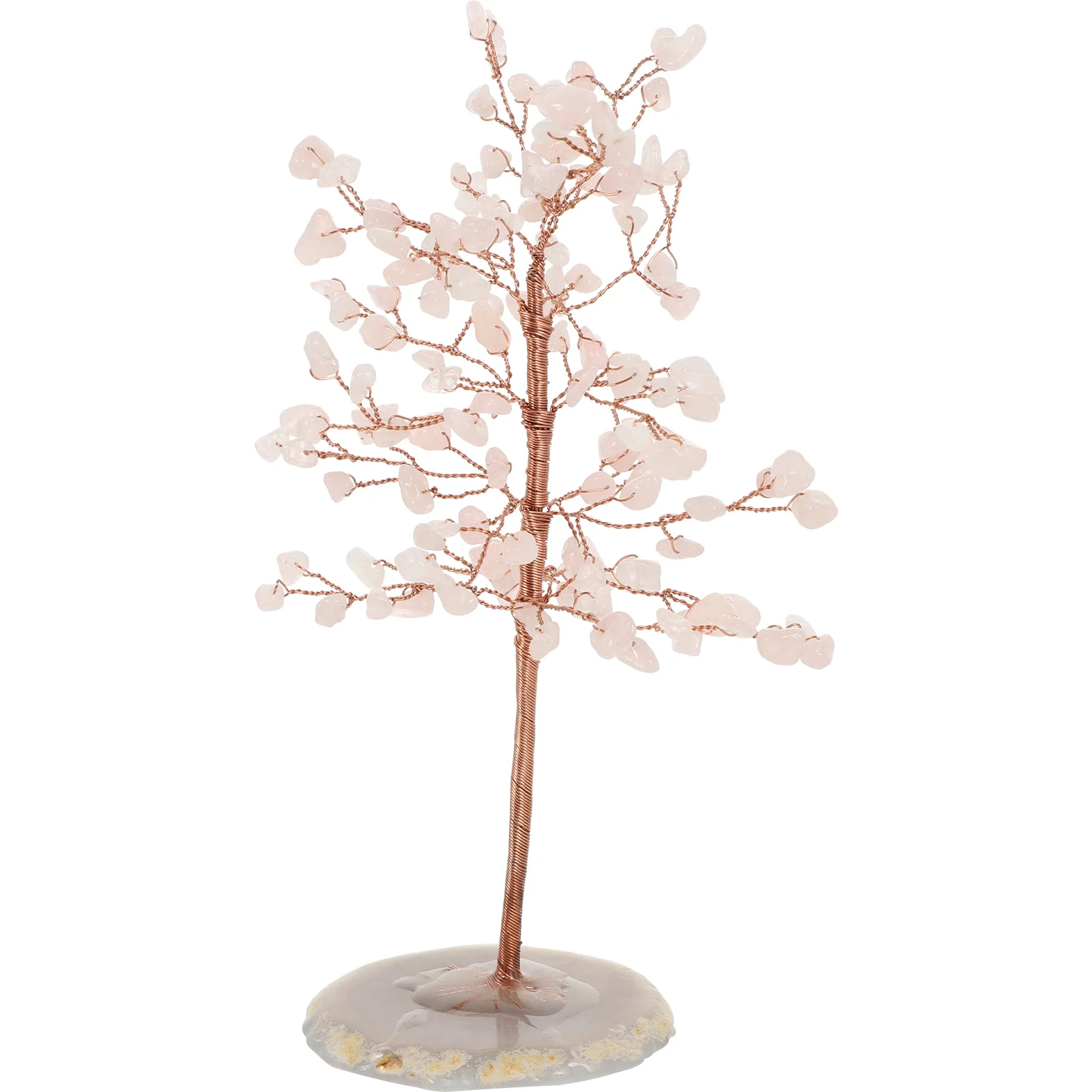 

Tree Crystal Bonsai Money Statue Feng Gemstone Prosperity Shui Desk Figurine Fortune Ornament Crystals Gifts Housewarming