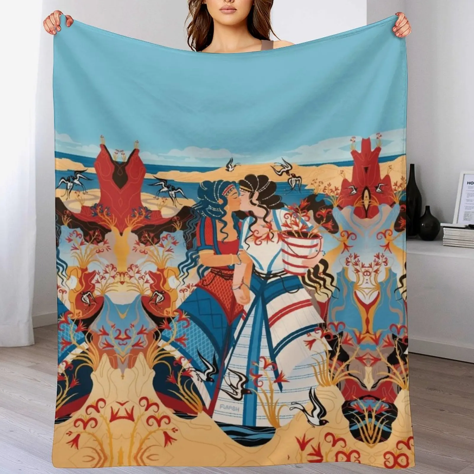 Любители Акриtiri - SFW Плед Путешествия Летние меховые изделия Кровать плед Одеяла