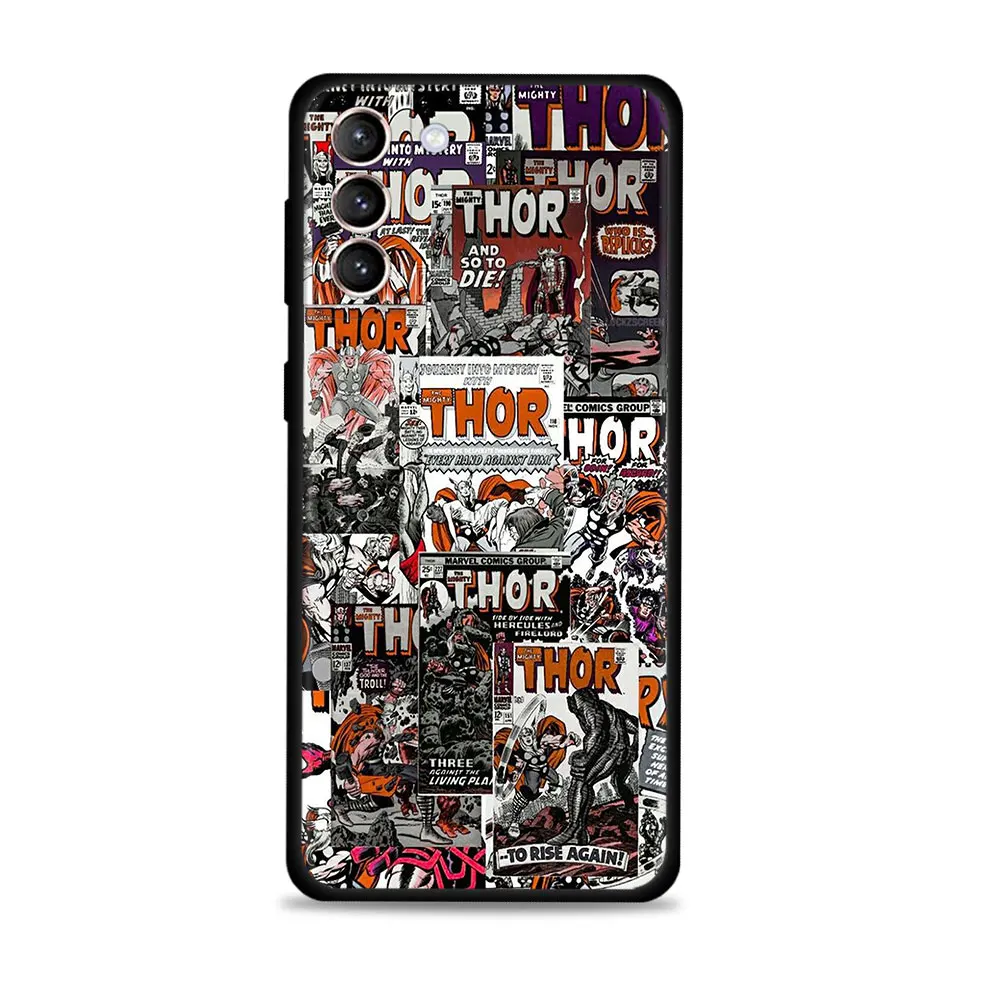 Marvel Phone Case for Samsung Galaxy S20 S21 FE S22 Ultra S10 S9 S8 Plus S10e Note 20 Cover Silicone Funda What If Manga images - 6