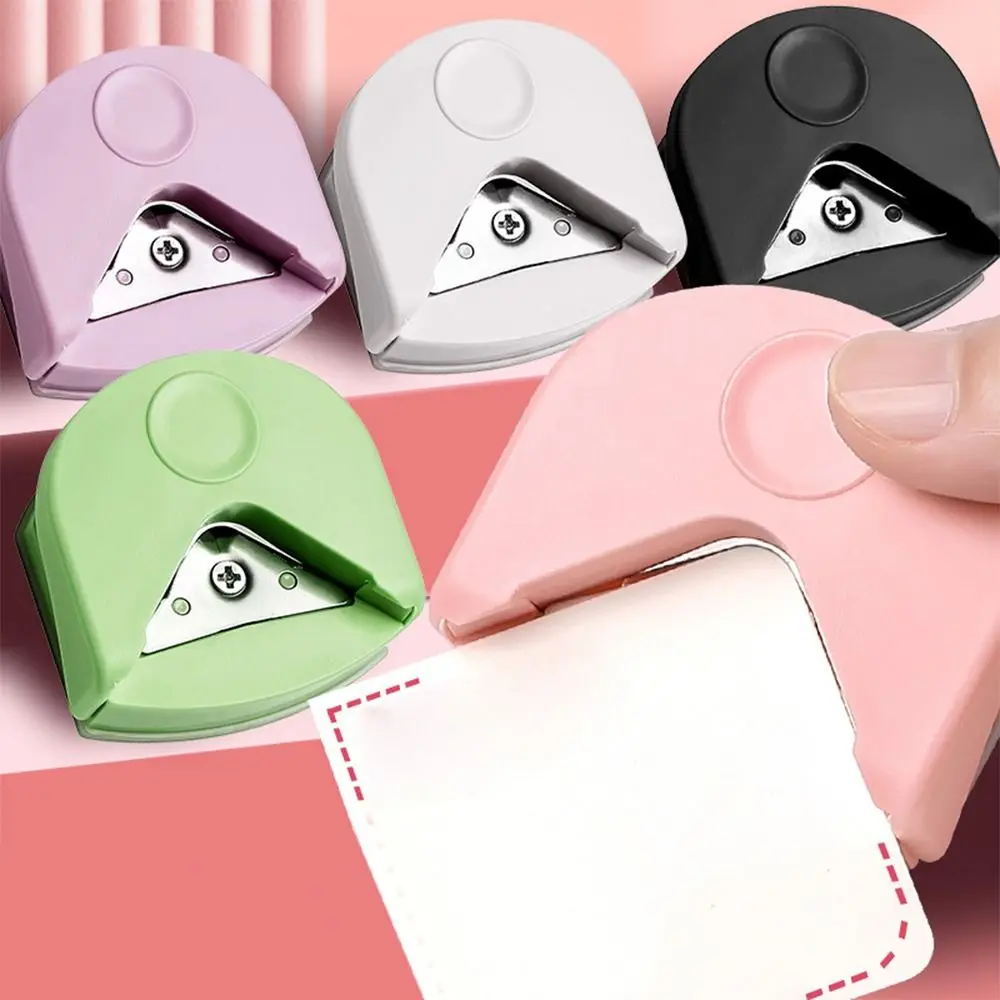 

Paper Trimmer R4 Corner Punch Portable DIY Craft Arc-shaped R4 Corner Rounder Mini Paper Cutter Cards Photo Cutting