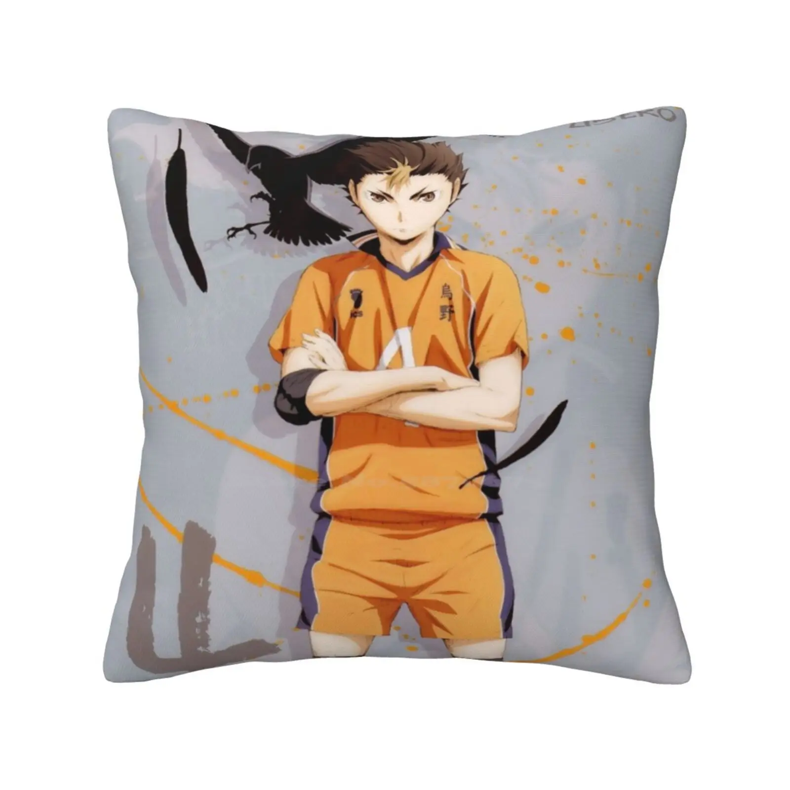 Наволочка Haikyuu Nishinoya для спальни офиса обнимающая наволочка аниме рукав из Хината