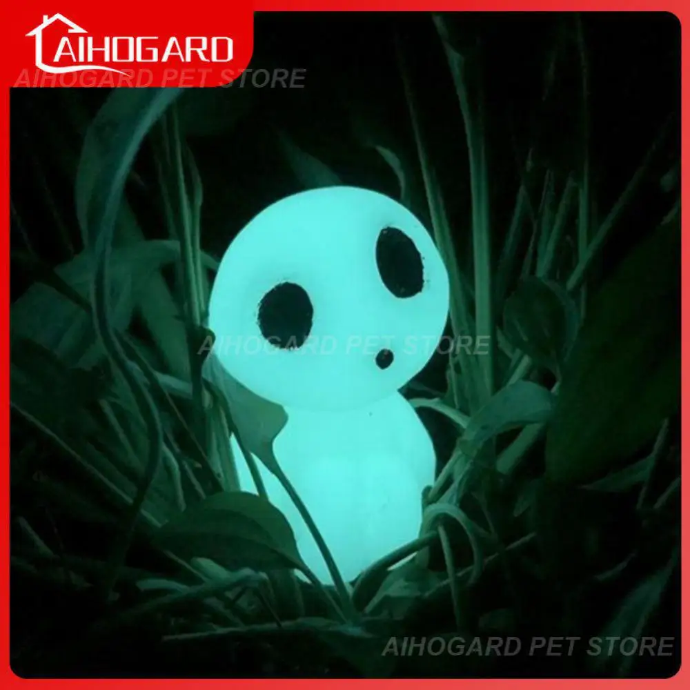 

Miniature Statue Potted Mini Blue Luminous Landscape Figure Ornament Micro Tree Spirits Creative Garden Accessories 2023 New