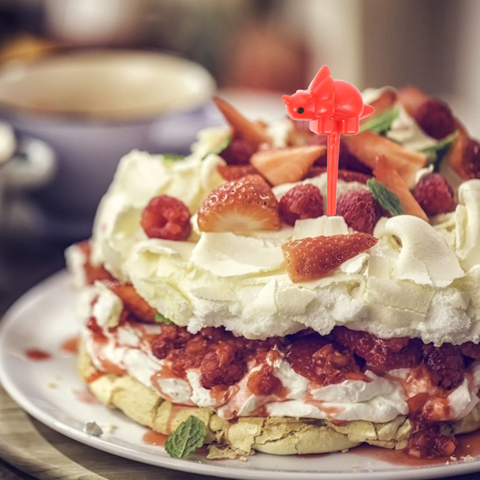 18 шт. пластиковые палочки для еды в виде динозавров