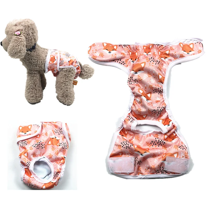 

Dog Diapers Physiological Pant Puppy Women's Panties Shorts Underwear Washable Female Dog Diper Panties Pet Dog Cat Clothes